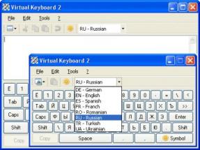 Virtual keyboard, arabic keyboard